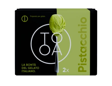 Pistachio TooA Gelato με Φυστίκια Σικελίας από 100% Φυσικά Συστατικά Χωρίς Συντηρητικά & Γλουτένη (Σετ των 2 Pods)